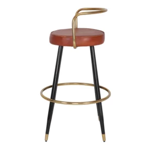 mobiliario-contract-taburete alto metal piel tivana 3
